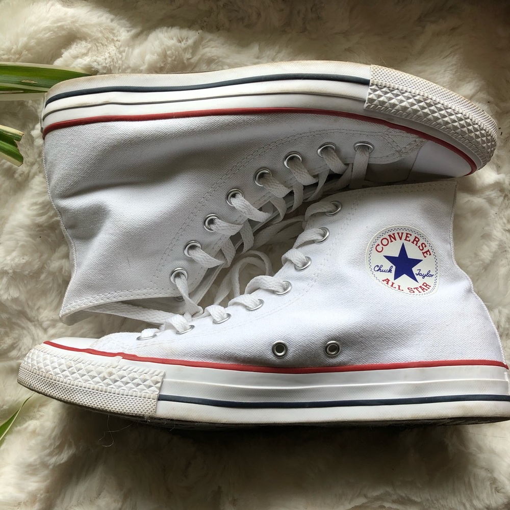 white high top converse